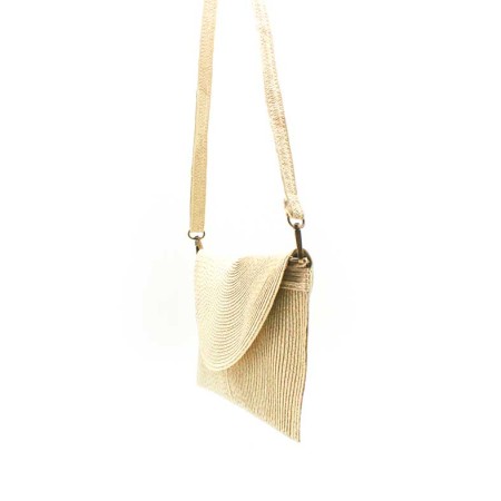 bolso rafia beige mujer con asa larga bandolera