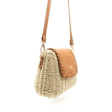 bolso mini mimbre