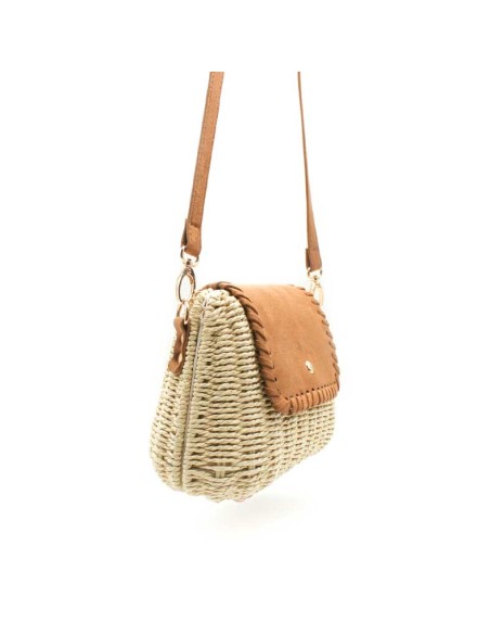 bolso mini mimbre