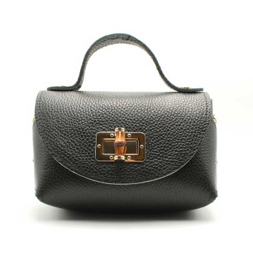 bolso elegante negro pequeño para eventos con asa de mano