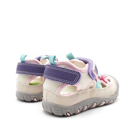 sandalias deportivas niña rosa velcros