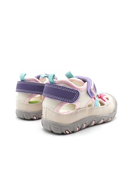 sandalias deportivas niña rosa velcros