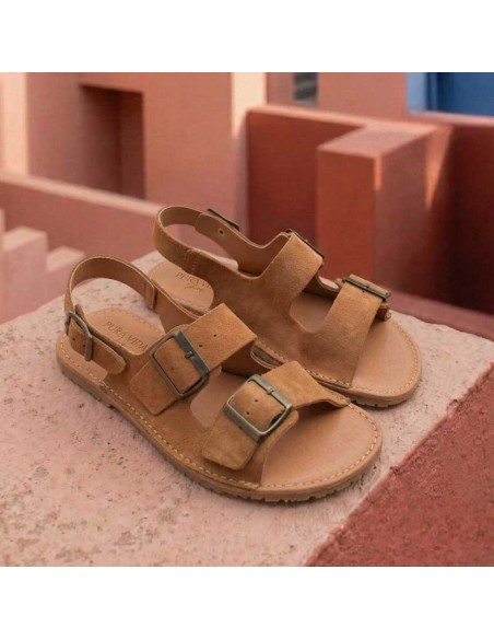sandalia respetuosa camel mujer Pura Vida 2026