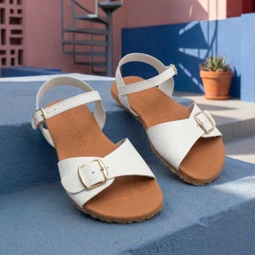 sandalia barefoot blanca mujer Pura Vida 2026