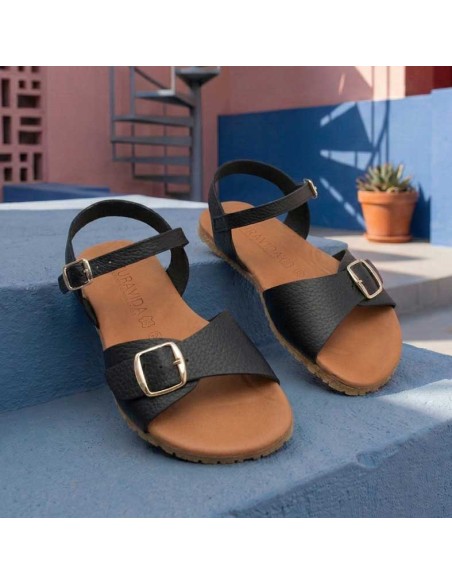 sandalia barefoot negra mujer Pura Vida 2026