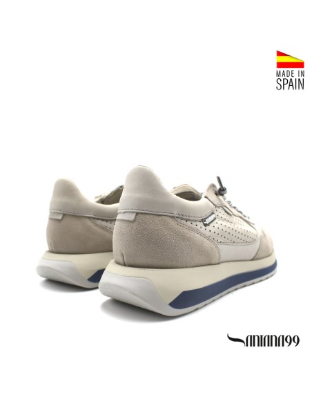 Zapatillas Santana99 hombre gris vista trasera