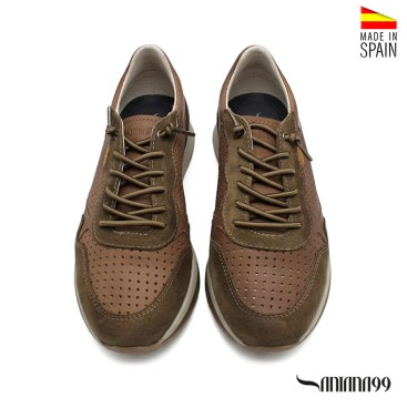 zapatillas vestir piel hombre cuero