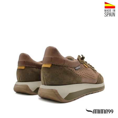 Zapatillas Santana99 hombre cuero vista trasera