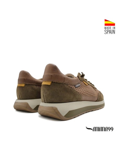 Zapatillas Santana99 hombre cuero vista trasera