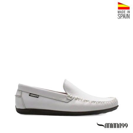Zapato mocasín kiowa blanco