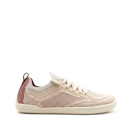 Zapatilla tela barefoot beige