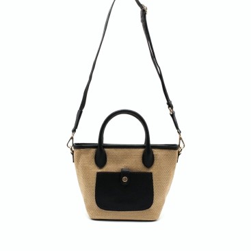 bolso capazo pequeño mujer bolsillo exterior trasero uso urbano