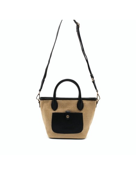 bolso capazo pequeño mujer bolsillo exterior trasero uso urbano