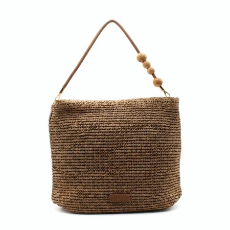 bolso hobo rafia trasera diseño trenzado