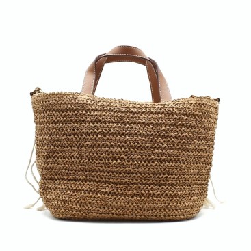 bolso rafia estilo boho trasera