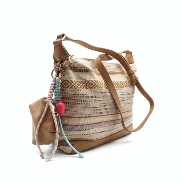 bolso boho mujer con colgante