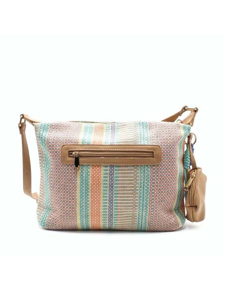 bolso mujer tejido colores pastel