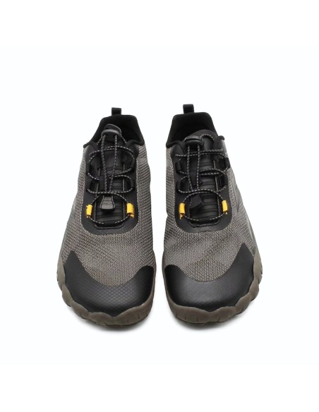 Zapatillas barefoot Hi-Tec gris negro vista frontal