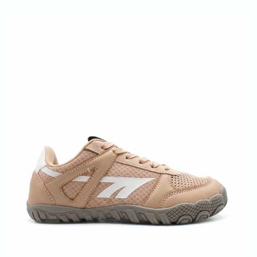 Zapatillas barefoot mujer Hi-Tec Court nude vista lateral