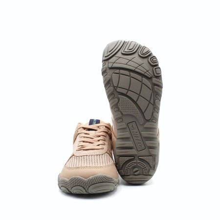 Suela flexible zapatilla barefoot Hi-Tec Court rosa