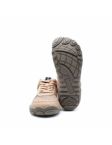 Suela flexible zapatilla barefoot Hi-Tec Court rosa