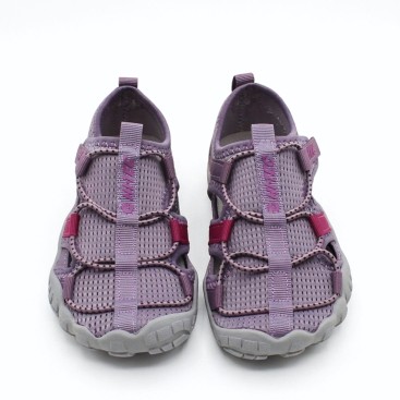 sandalias hi tec koala niña lila talon ajuste comodo