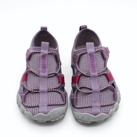 sandalias hi tec koala niña lila talon ajuste comodo