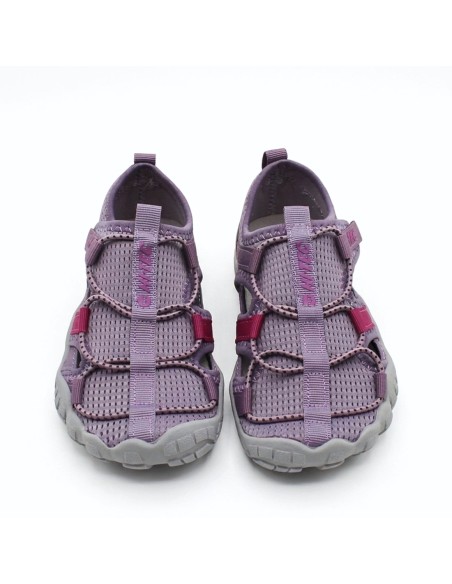 sandalias hi tec koala niña lila talon ajuste comodo