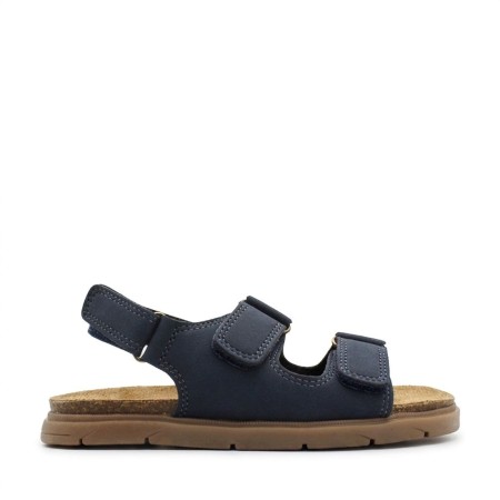 Sandalia velcros C1625 azul marino