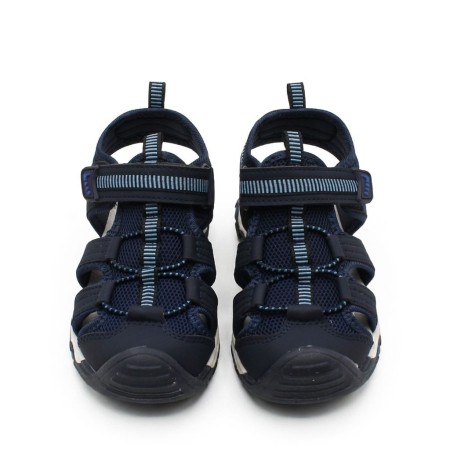 sandalias niño verano azul marino frontal