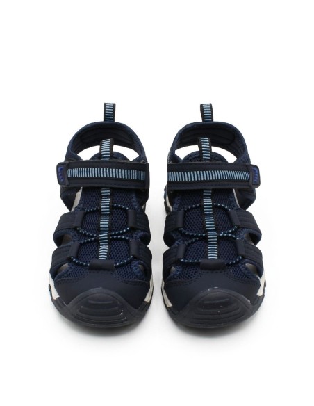 sandalias niño verano azul marino frontal