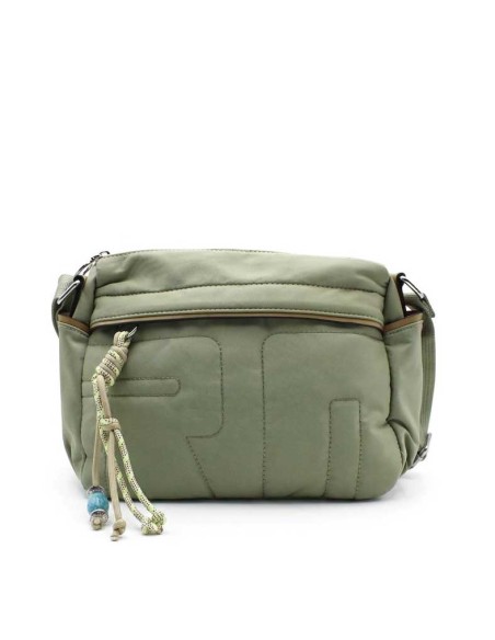 bandolera verde material técnico con colgante