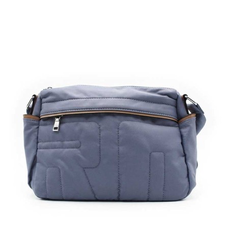 bolso mujer azul lateral con asa ajustable