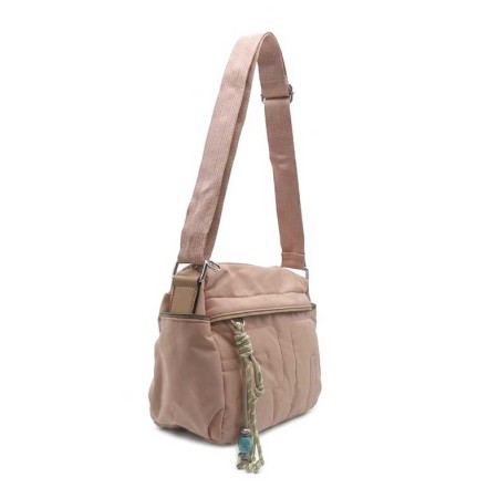 bolso bandolera rosa lateral con asa regulable