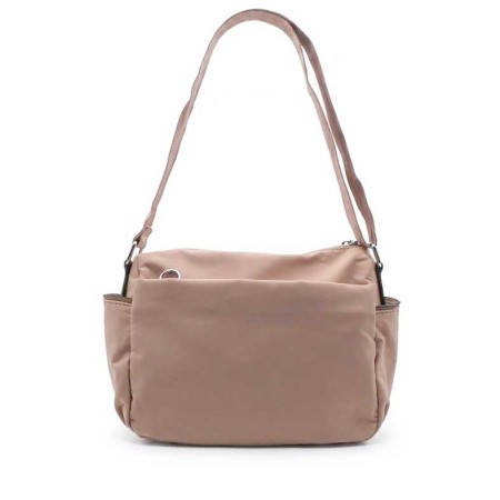 bolso mujer rosa vista trasera diseño acolchado