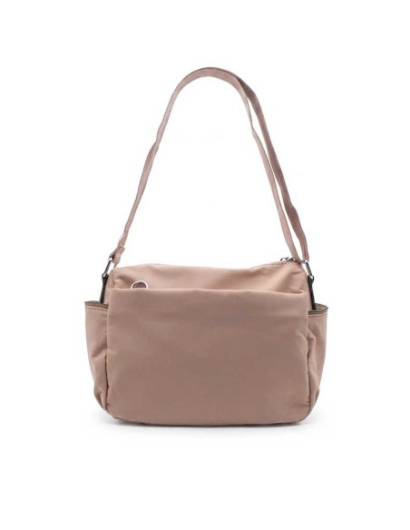 bolso mujer rosa vista trasera diseño acolchado