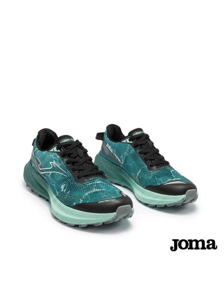 zapatillas running trail joma hombre azul par completo