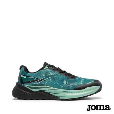 zapatillas trail running hombre joma tr-8 azul vista lateral