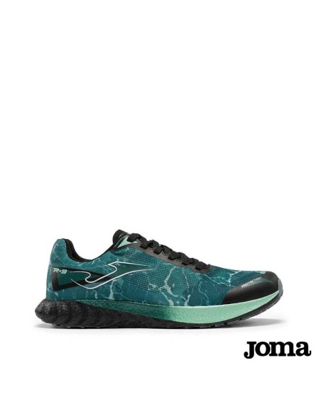 zapatillas trail running joma tr-9 azul vista lateral