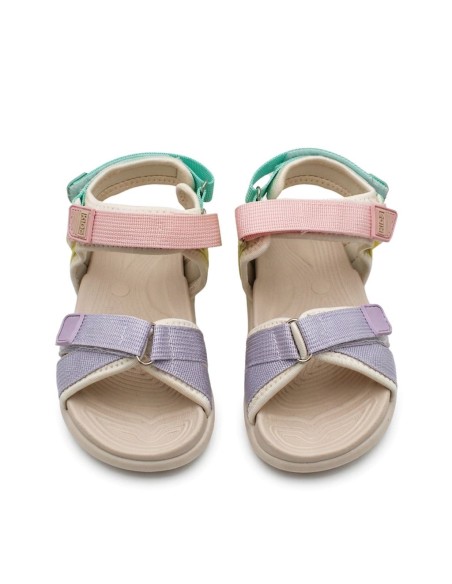 sandalias niña velcro ajuste triple