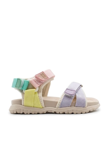 sandalias deportivas niña multicolor velcro