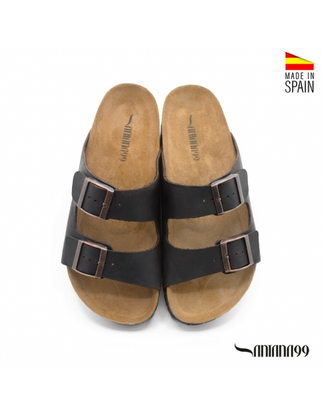 sandalias bio hebillas hombre