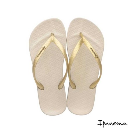 Chancla de dedo beige Ipanema cómoda verano mujer