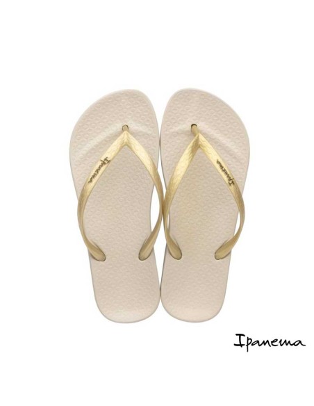 Chancla de dedo beige Ipanema cómoda verano mujer