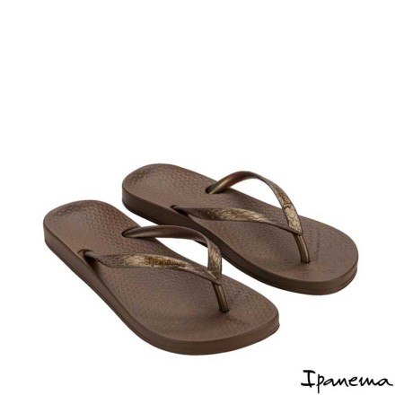 Chancla Ipanema marrón anatómica de dedo