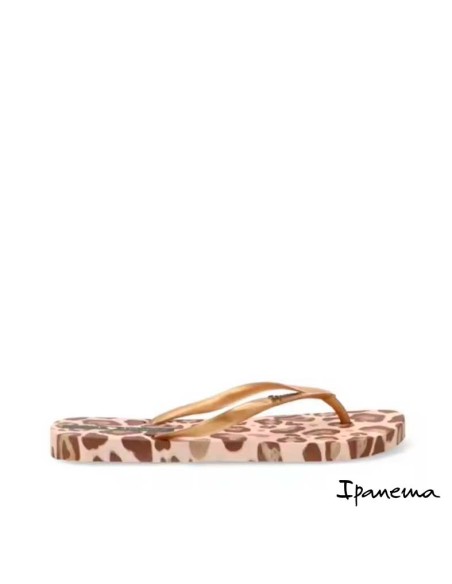 Chancla de dedo animal print ligera mujer playa