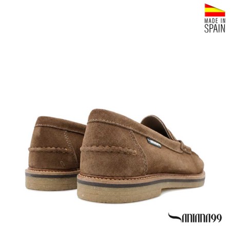 mocasin hombre suela tocino caramelo