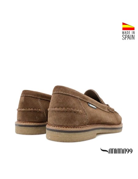 mocasin hombre suela tocino caramelo