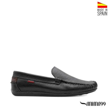mocasines kiowa hombre negros piel
