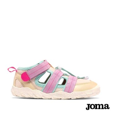 sandalia deportiva barefoot niña joma drua junior 2625 beige